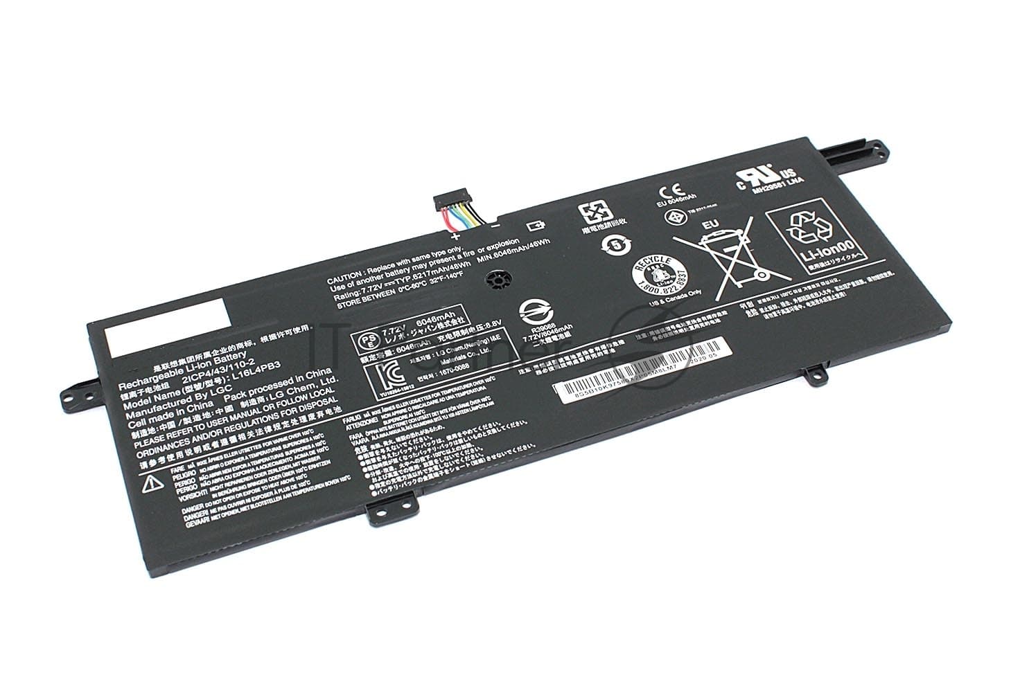 Аккумуляторная батарея для ноутбука Lenovo Ideapad 720S-13ARR 7.72V 6217mAh Orig