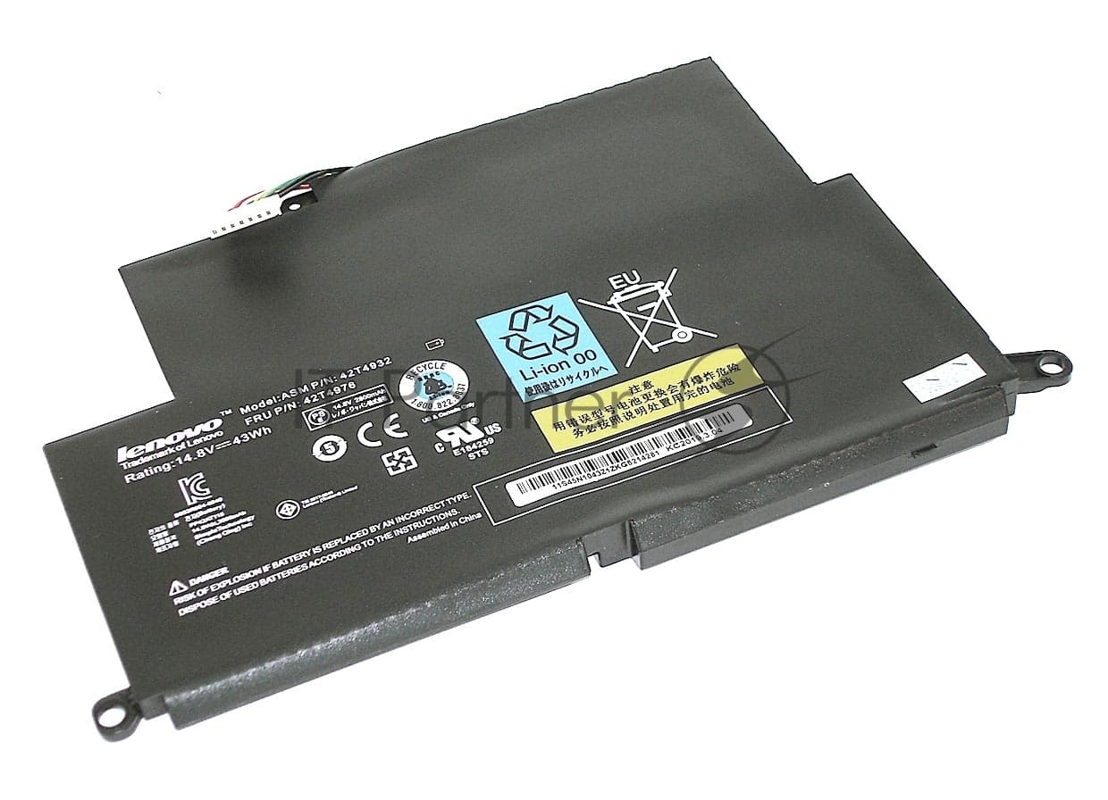 Аккумуляторная батарея для ноутбука Lenovo E220s14.8V 2900mAh черный Orig