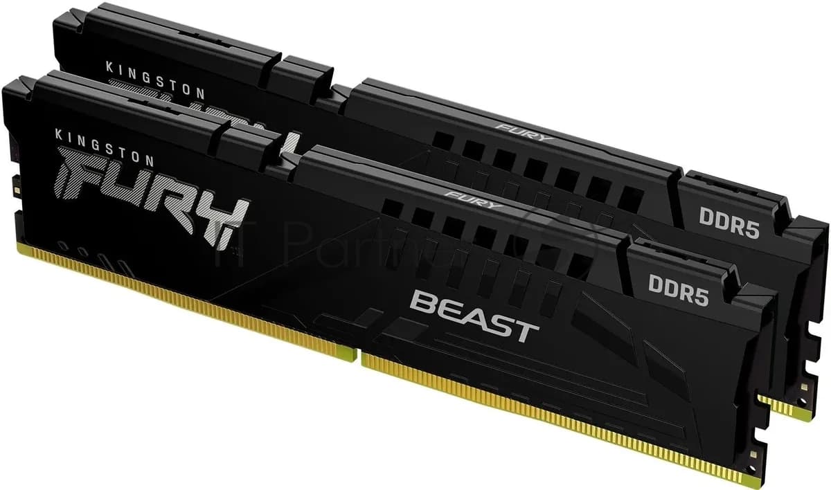 Оперативная память Kingston 64GB 5200MT/s DDR5 CL40 DIMM (Kit of 2) FURY Beast Black