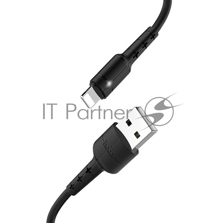Кабель HOCO USB X25 Soarer для Lightning, 2А, 1 м, черный