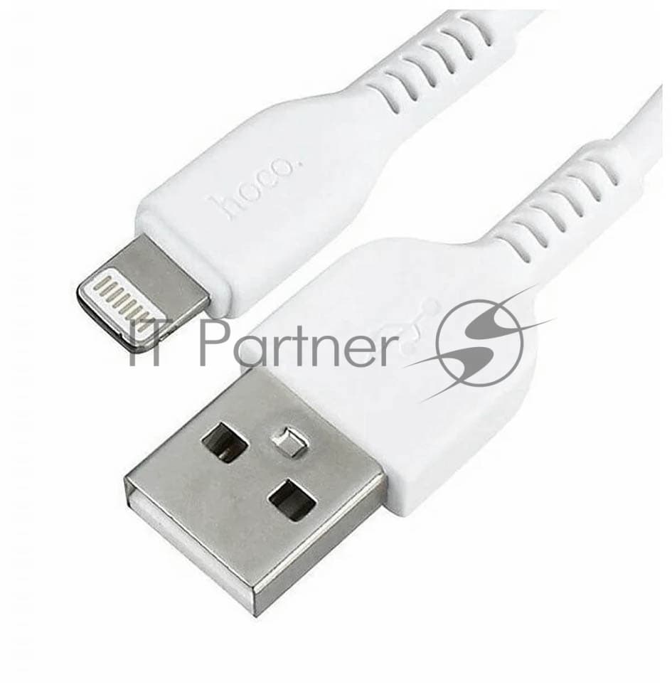 Кабель HOCO USB X20 Flash, USB - Lightning, 2А, 1м, белый