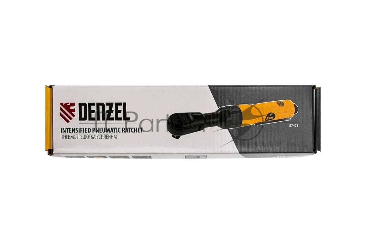 Усиленная пневмотрещотка Denzel RP100, 1/2", 160 об/мин, 100 Нм