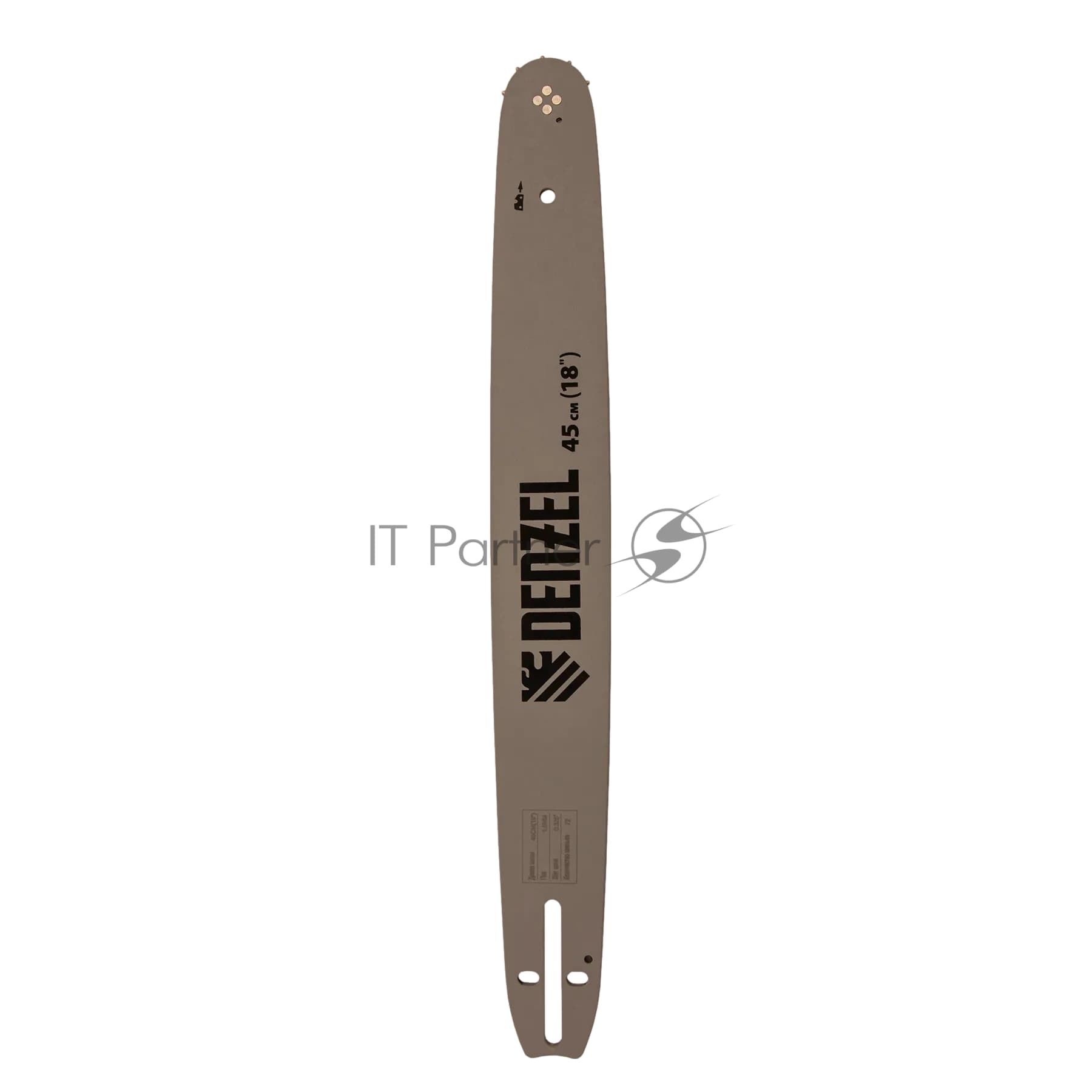 Шина для бензопилы Denzel DGS-5218, длина 45 см (18"), шаг 0,325", паз 1,5 мм, 72 звена