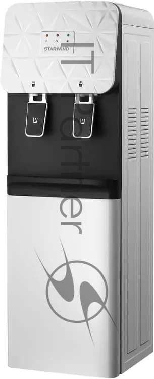 Кулер для воды Starwind SW-1003FW, верхняя загрузка, нагрев 95 °С, без охлаждения, белый