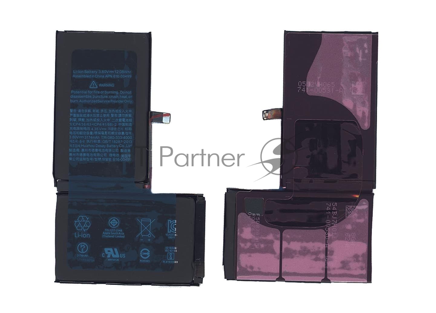 Аккумуляторная батарея для Apple iPhone XS Max 3.80V 3174mAh