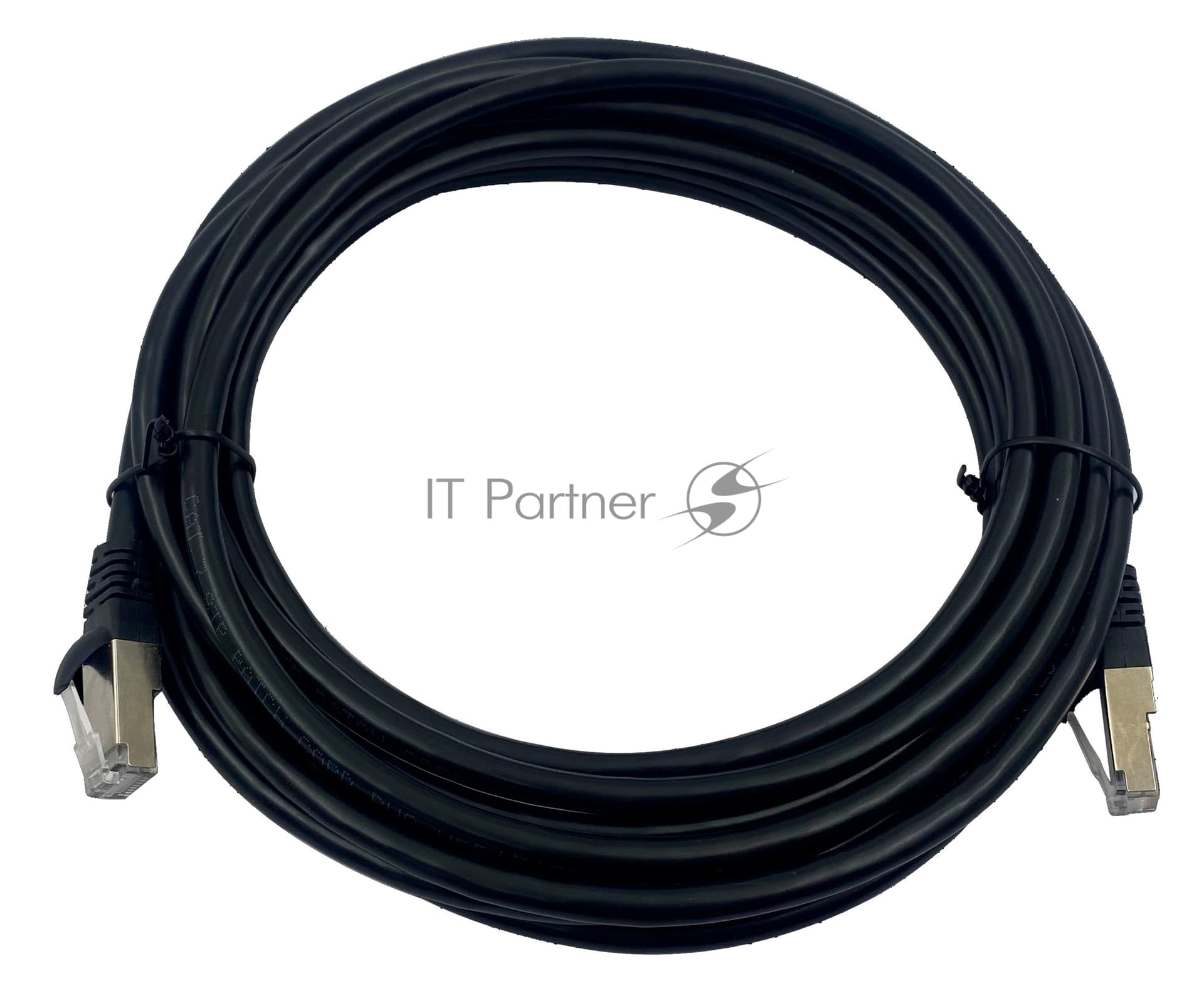 Патч-корд Buro STP 4 пары cat.7 CCA molded 5м черный RJ-45 (m)-RJ-45 (m)