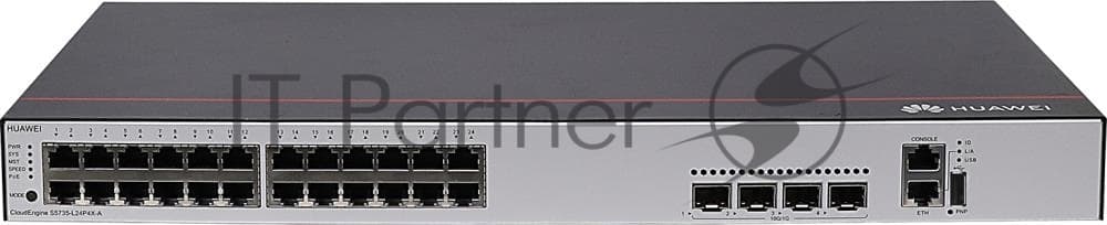 Коммутатор Huawei 24 PORT 4*10GE SFP+ S5735-L24P4X-A1