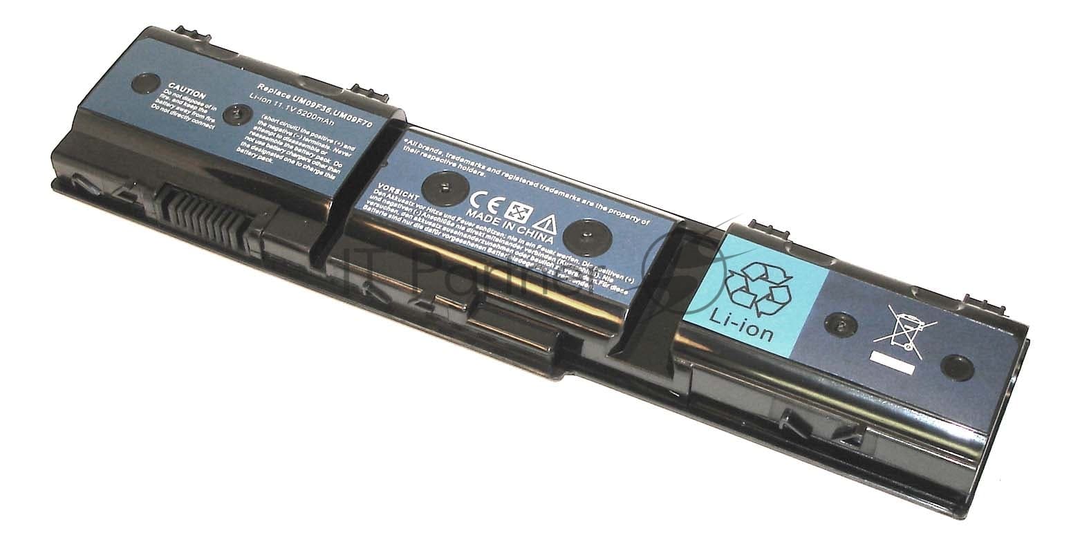 Аккумуляторная батарея для ноутбука Acer Aspire 1425P 1825PTZ (UM09F36) 5200mAh OEM черная