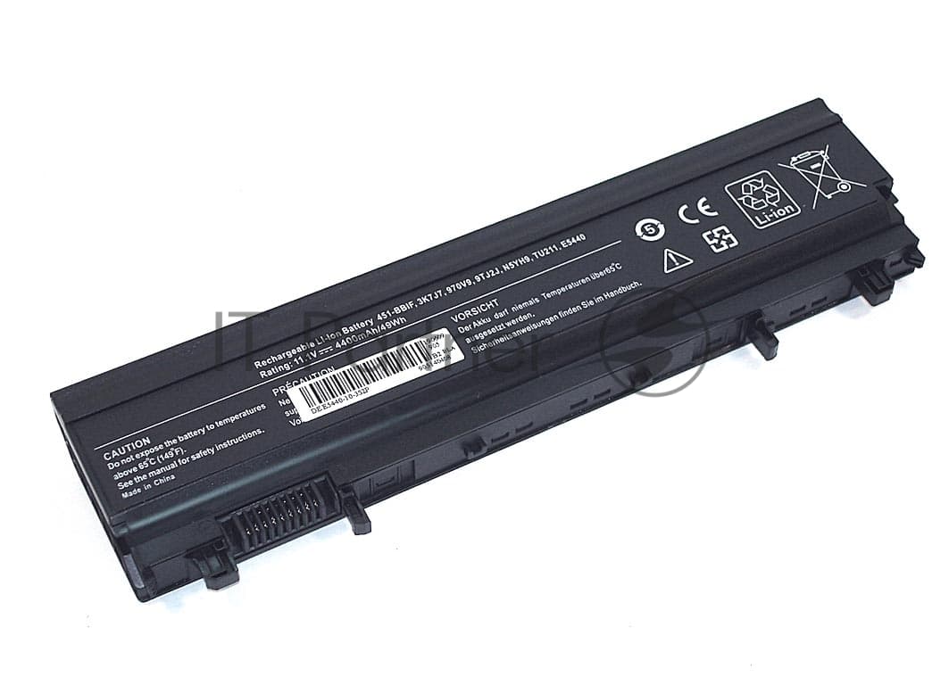Аккумуляторная батарея для ноутбука Dell E5440 11.1V 4400mAh черный OEM