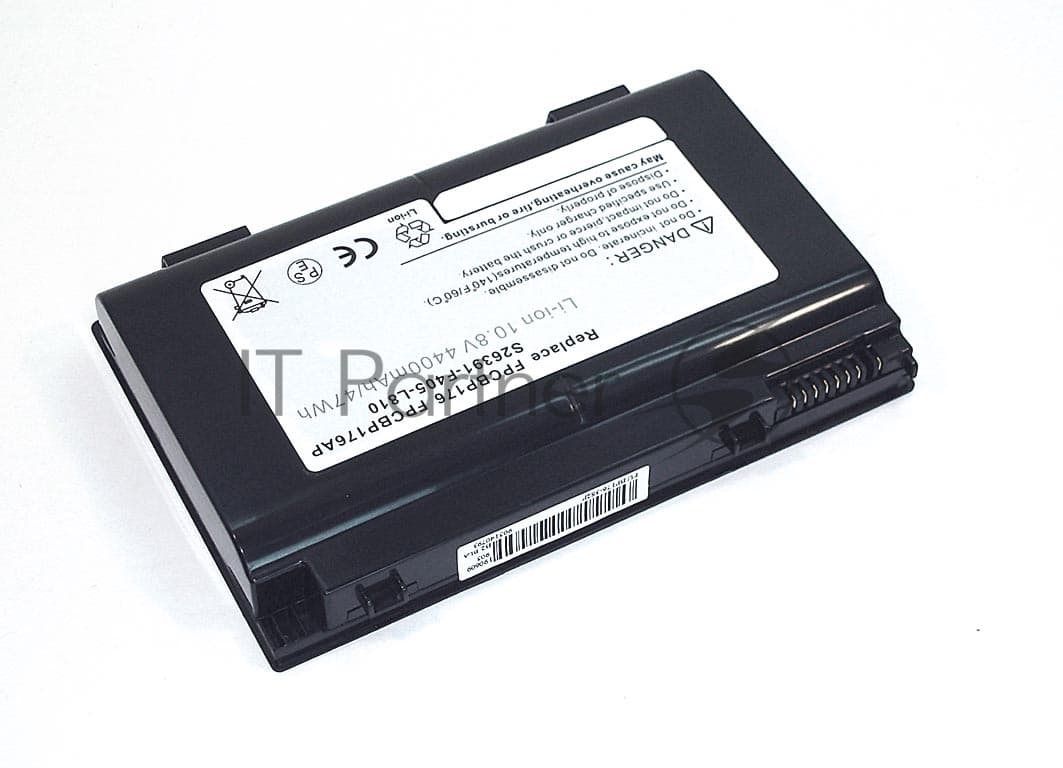 Аккумуляторная батарея для ноутбука Fujitsu LifeBook A1220 10.8V 5200mAh черный