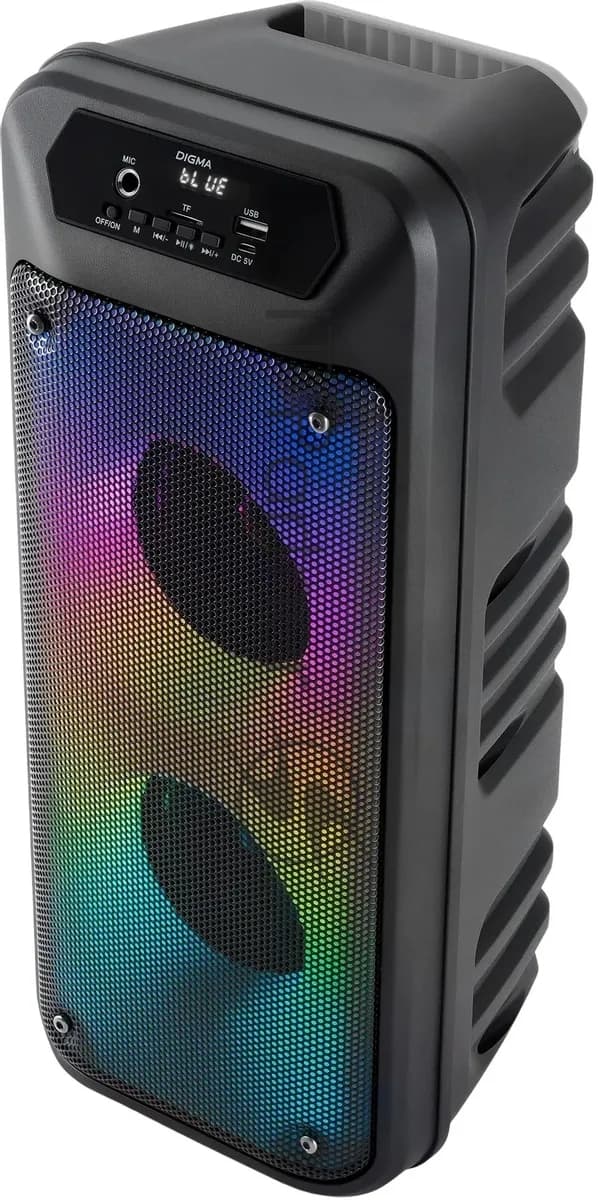 Минисистема Digma D-MC1705 черный 100Вт FM USB BT micro SD
