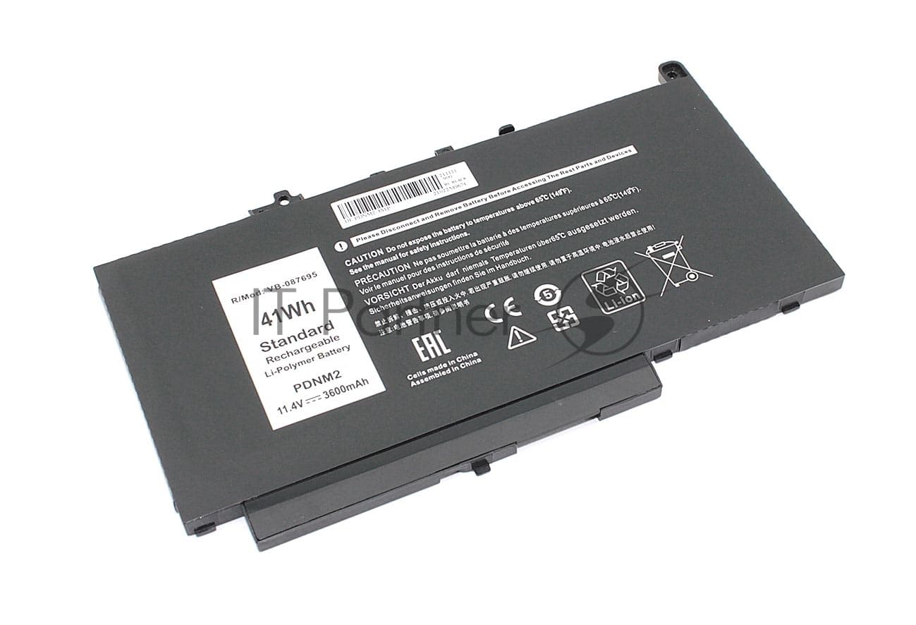 Аккумуляторная батарея для ноутбука Dell Latitude E7470 11.4V 3600mAh OEM