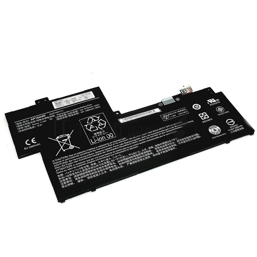 Аккумуляторная батарея для ноутбука Acer One Cloudbook11 11.25V 3770mAh черный