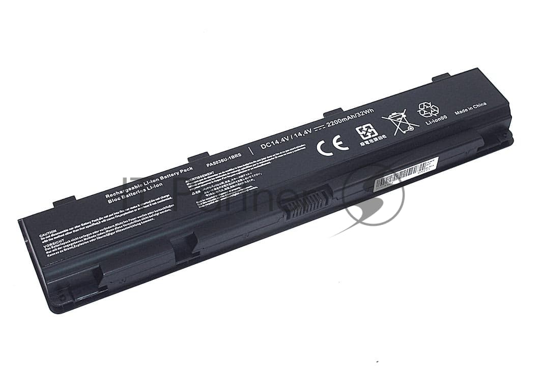 Аккумуляторная батарея для ноутбука Toshiba 5036-4S2P 14.4V 4400mAh OEM черный
