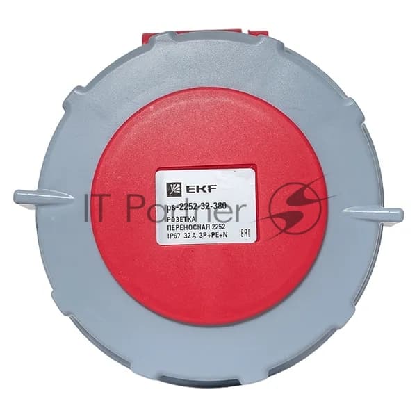 Розетка переносная EKF 2252 ps-2252-32-380 PROxima 3Р+РЕ+N 32А 380В IP67
