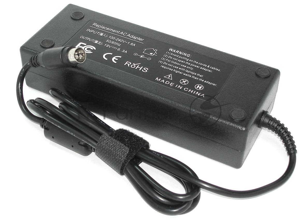 Блок питания (сетевой адаптер) для ноутбуков Acer 19V 6.3A 4 pin HP REPLACEMENT