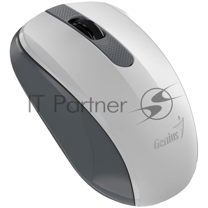 Мышь беспроводная Genius NX-8008S белый/серый, 1200 dpi, радиоканал, USB, кнопки - 3