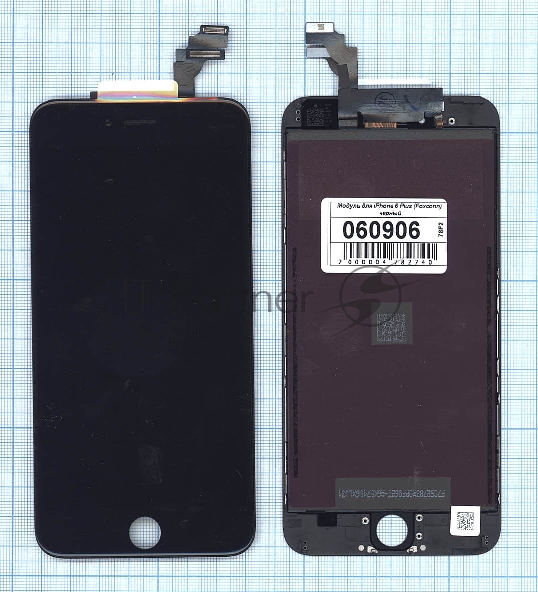 Дисплей для Apple iPhone 6 Plus в сборе с тачскрином (Foxconn) черный