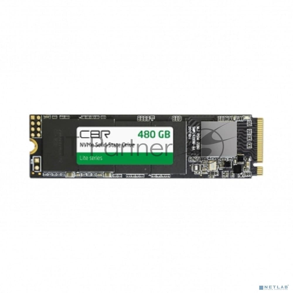 Накопитель SSD CBR, M.2 2280, 480Gb, PCIe 3.0 x4, NVMe, R/W 2100/1600