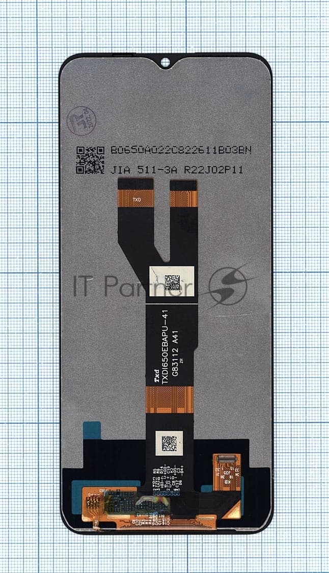 Дисплей для Realme C21/C11 2021 черный