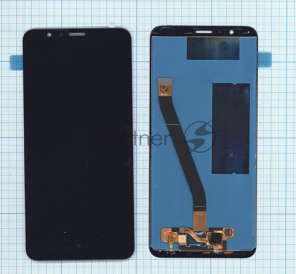 Дисплей для Huawei Honor 7X черный