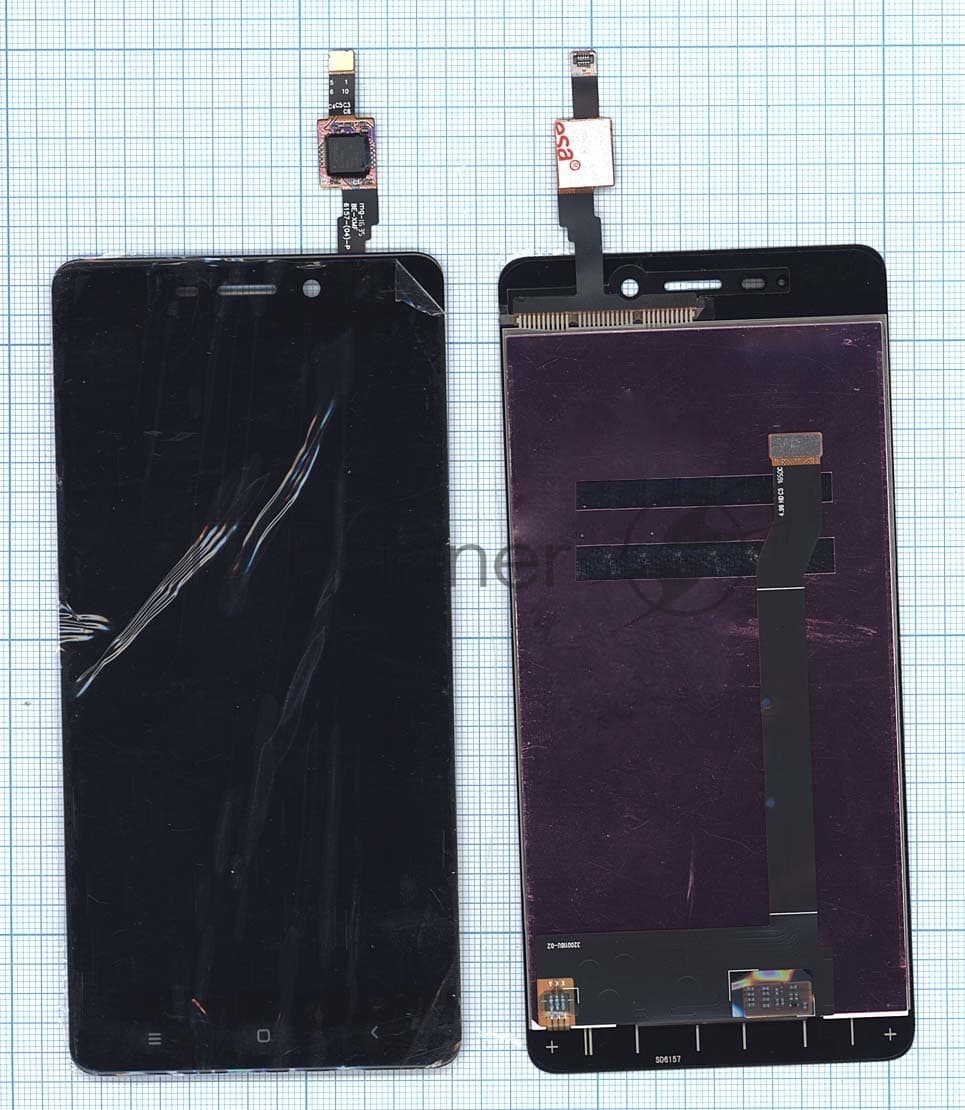 Дисплей для Xiaomi Redmi 4 черный