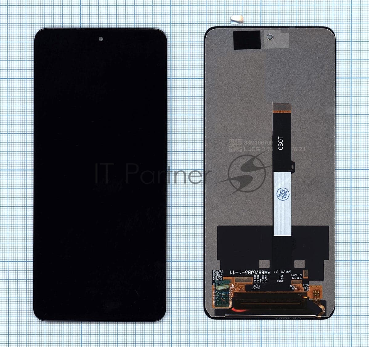 Дисплей для Xiaomi Poco X3 черный