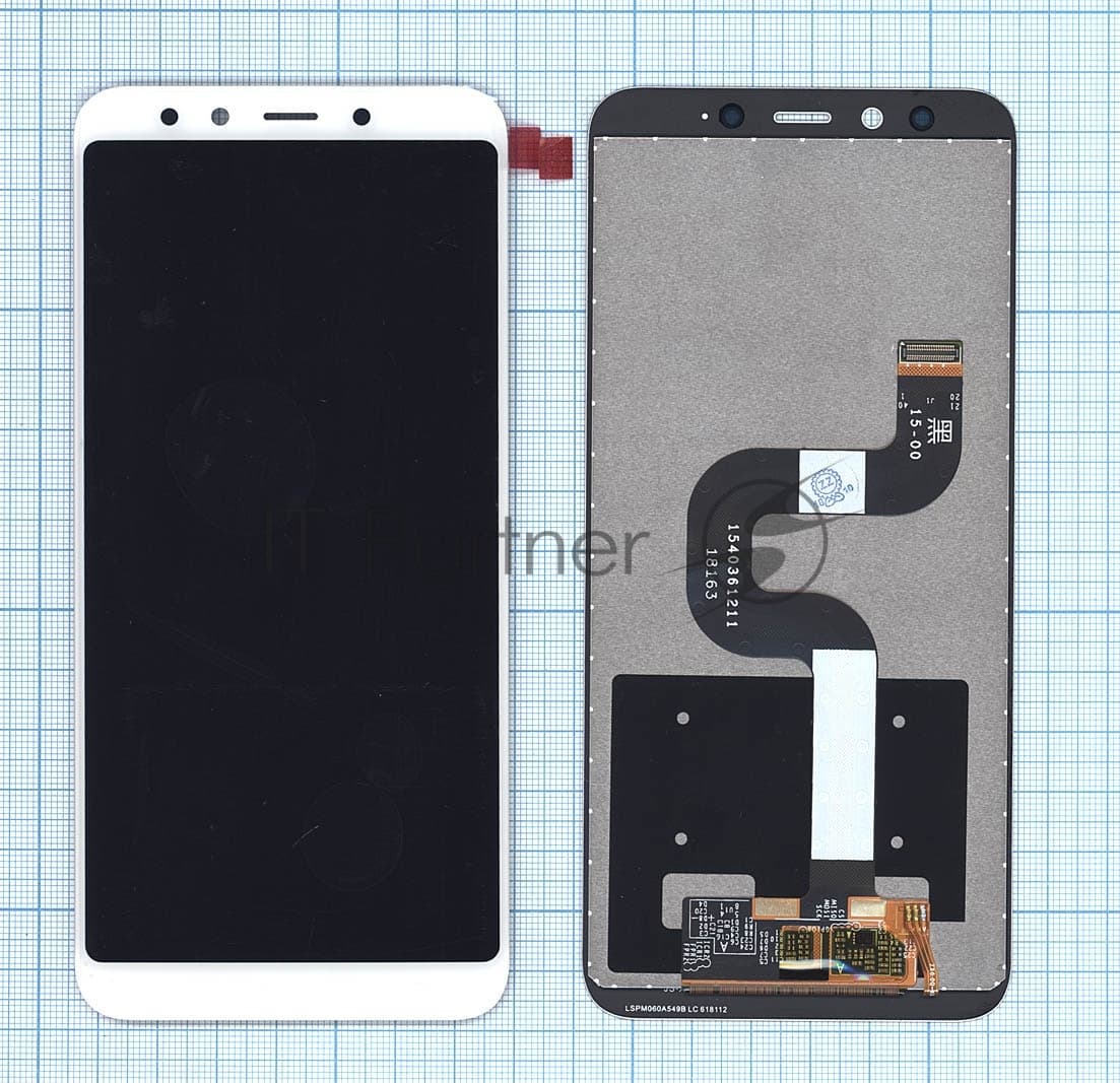 Дисплей для Xiaomi Mi A2/Mi 6X белый