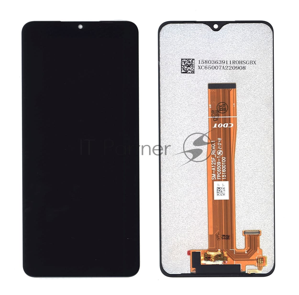 Дисплей для Samsung Galaxy A12 Nacho SM-A127F/DSN (incell) черный