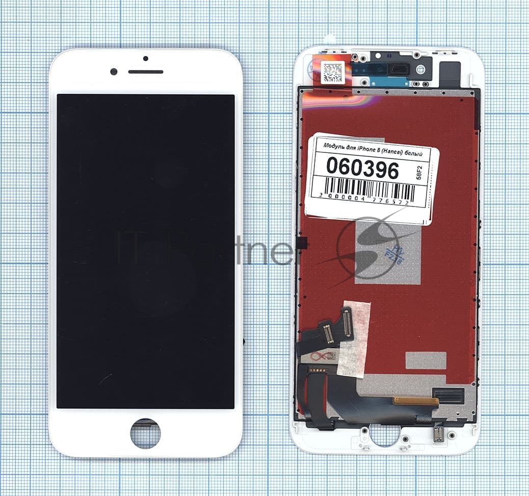 Дисплей для iPhone 8 в сборе с тачскрином (Hancai) белый