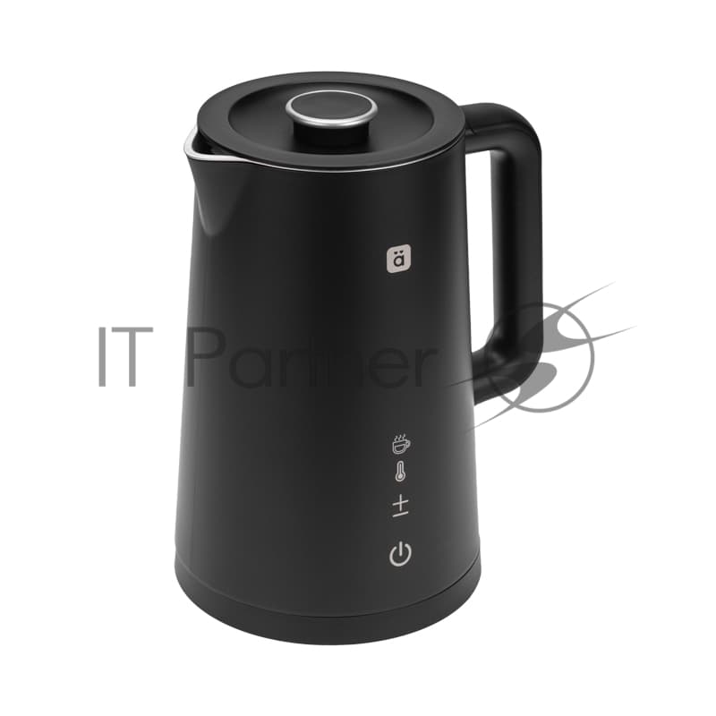 Чайник электрический Halsa HLS-K-103 WiFi умный пластиковый, черный
