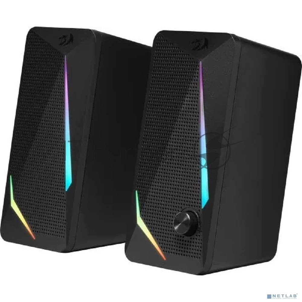 Redragon Акустическая 2.0 система Waltz черн,6 Вт,RGB,USB+3.5 jack
