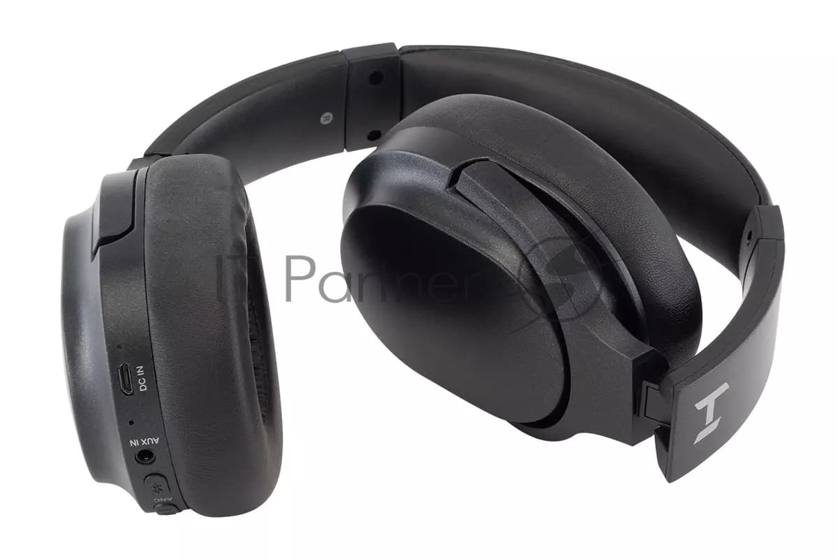 Беспроводные/проводные наушники Harper HB-712 черный, накладные, Bluetooth + проводной, активное шумоподавление, до 24 ч