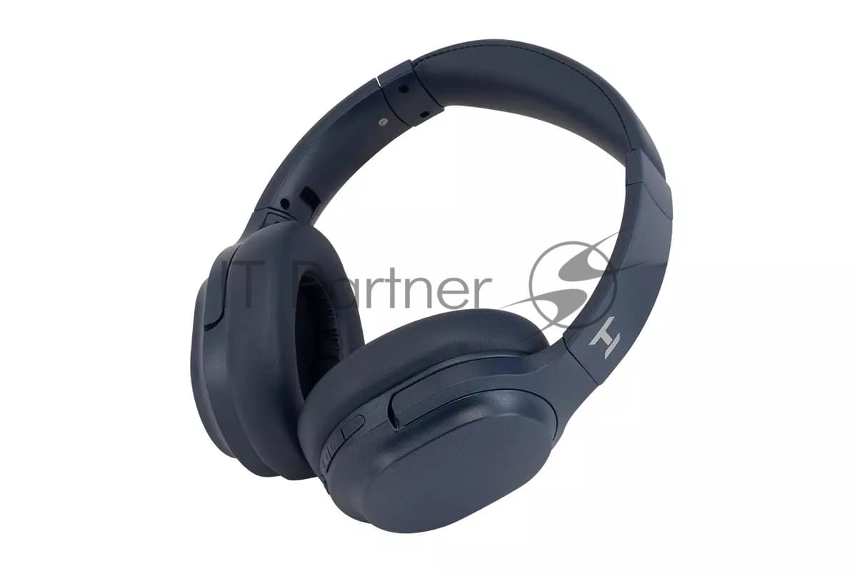 Беспроводные/проводные наушники Harper HB-712 синий, накладные, Bluetooth + проводной, складная конструкция, до 20 ч.