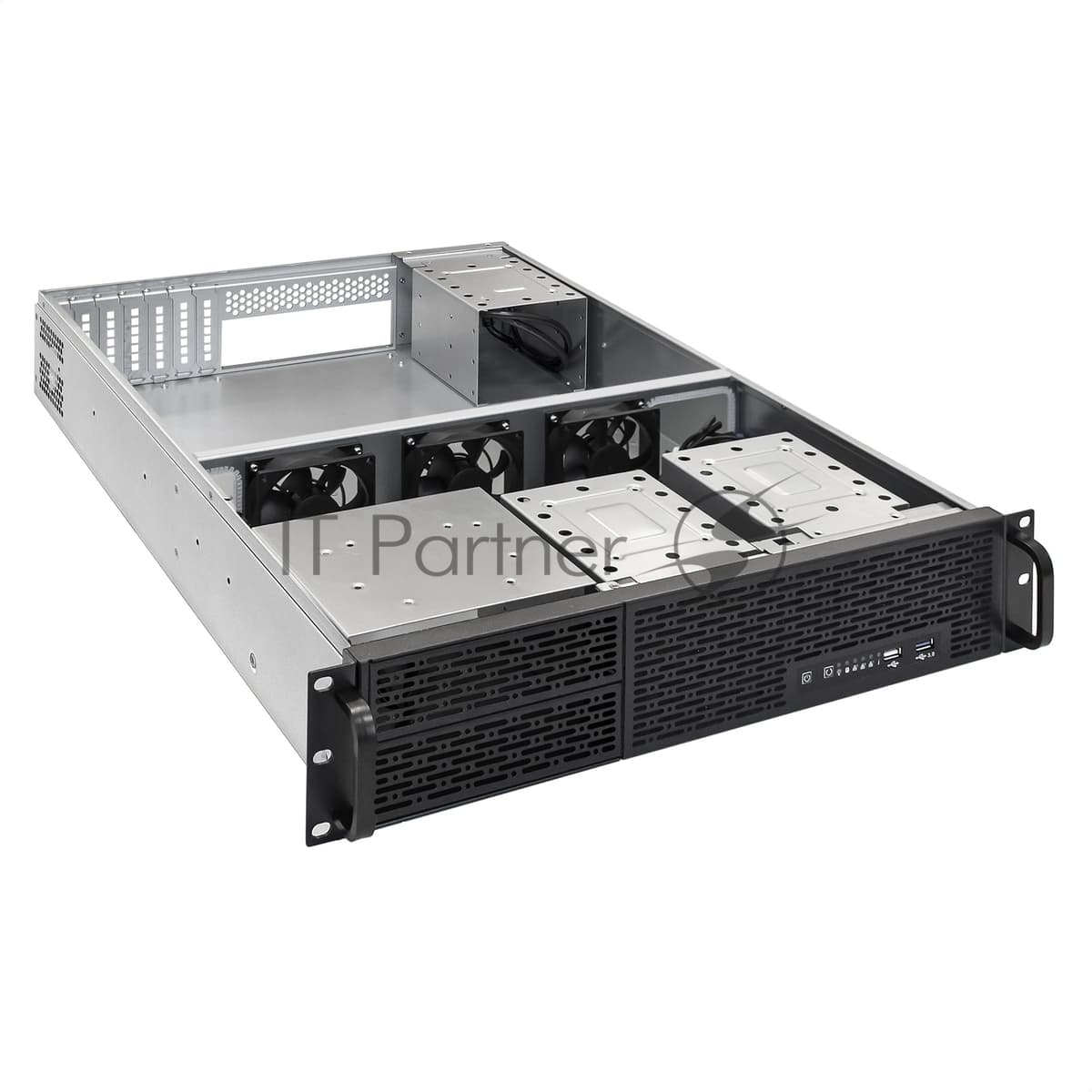 Серверный корпус ExeGate Pro 2U650-06/2U2098L (RM 19", высота 2U, глубина 650, БП 2U-920ADS, USB+USB 3.0)