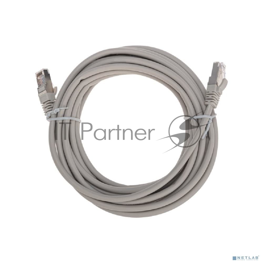 Патч-корд F/UTP Rexant cat.5e, RJ45-RJ45, 26AWG, ZH нг(А)-HF, серый, 5 м