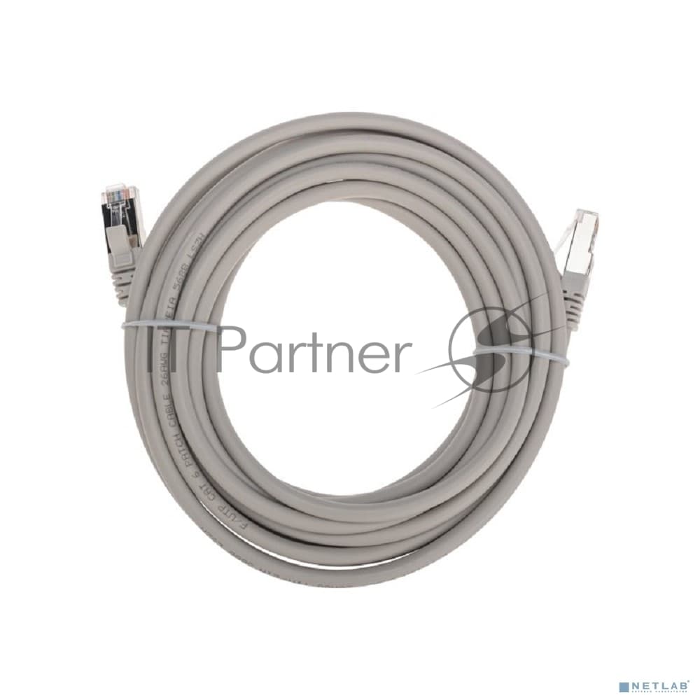 Патч-корд F/UTP Rexant cat.6, RJ45-RJ45, экранированный, 26AWG, LSZH, серый, 5 м