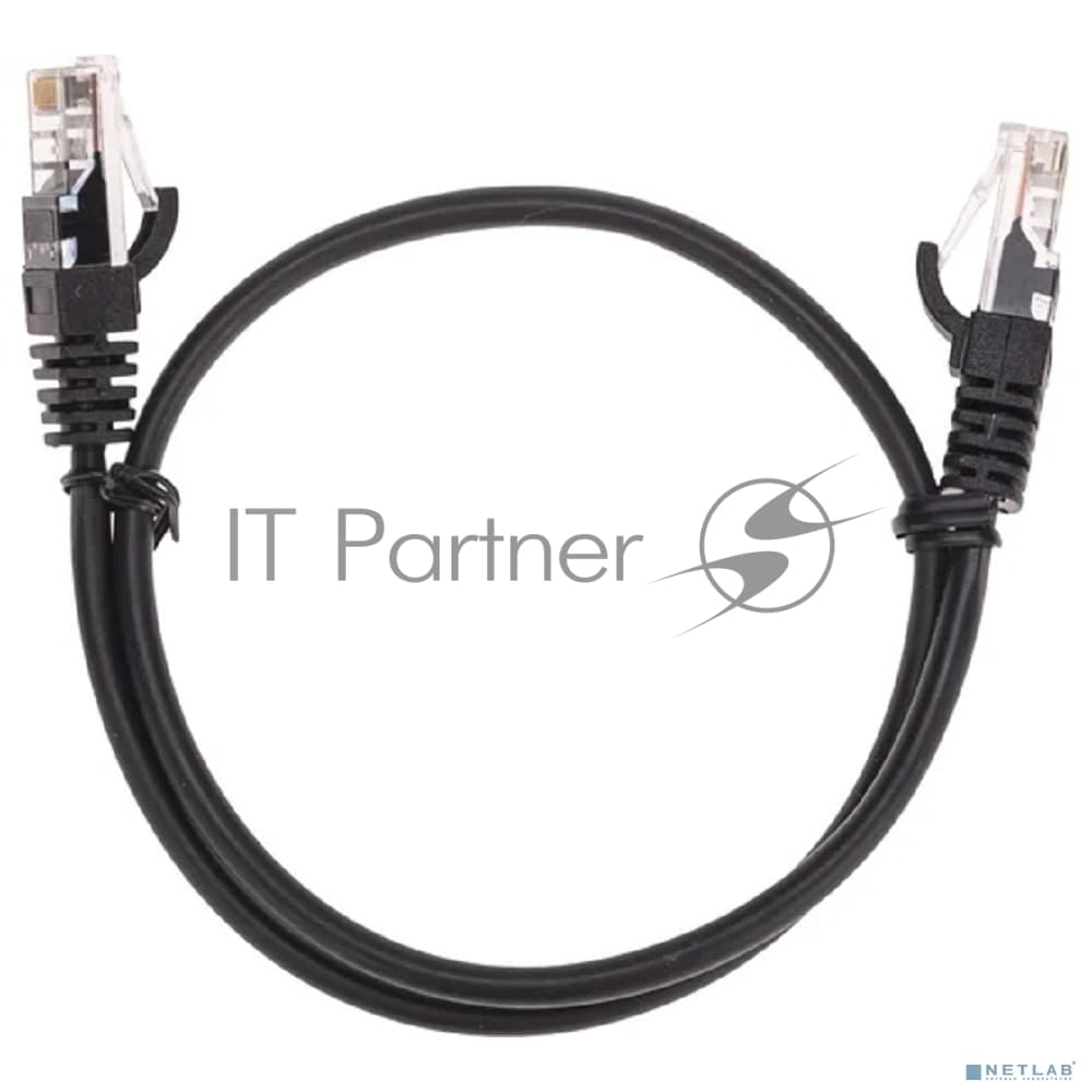 Патч-корд U/UTP Rexant cat.5e, RJ45-RJ45, 26AWG, ZH нг(А)-HF, черный, 0,5 м