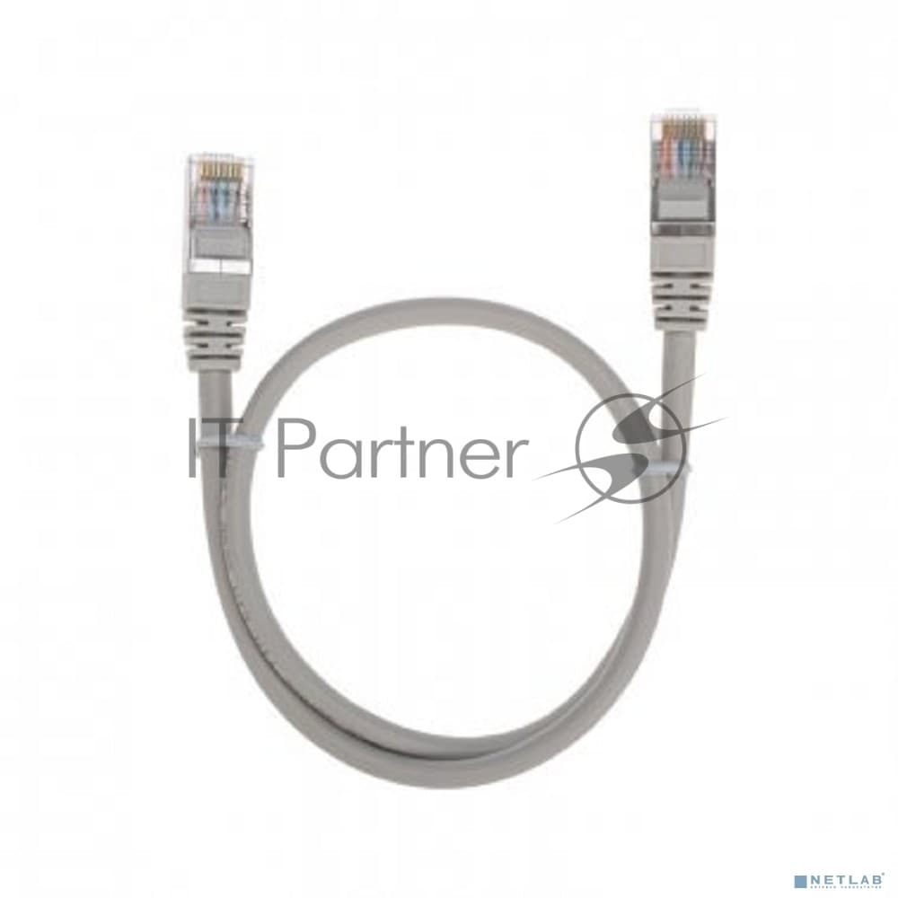 Патч-корд F/UTP Rexant cat.5e, RJ45-RJ45, 26AWG, ZH нг(А)-HF, серый, 0,5 м