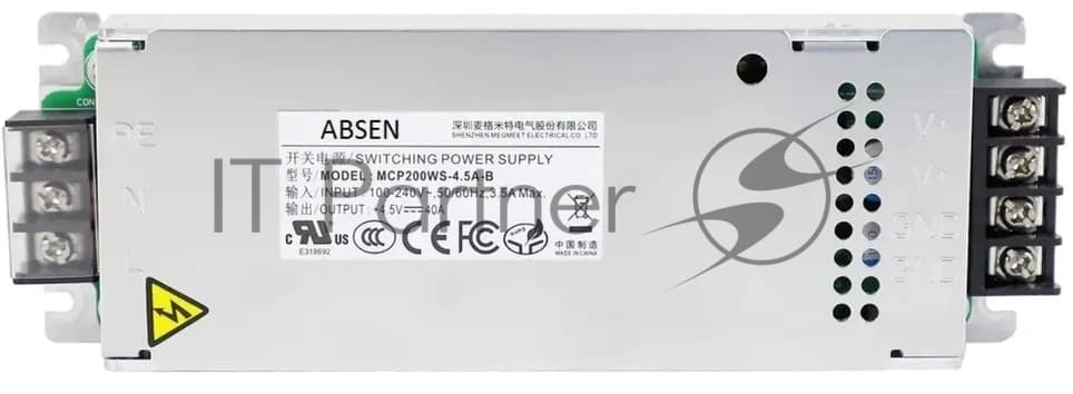 Absen Power supply KLII Power supply MCP200WS-4.5A-B