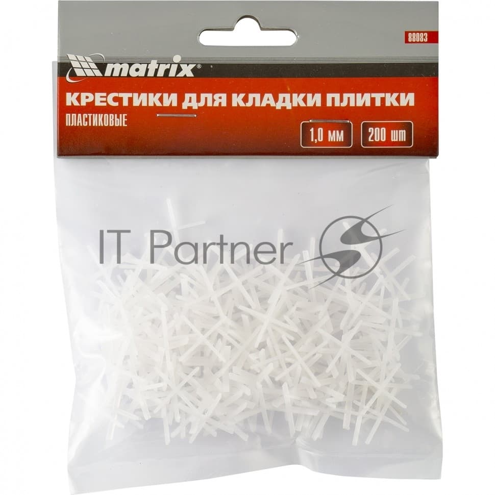 Крестики Matrix, 1,0 мм, для кладки плитки, 200 шт.