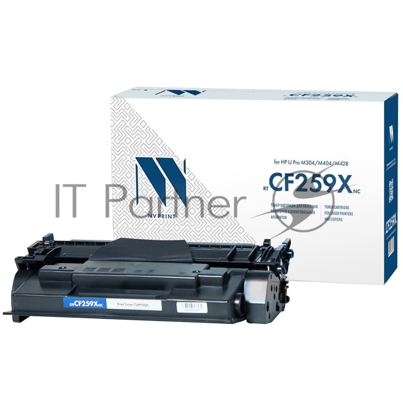 NV Print CF259X Тонер-картридж для HP Laser Jet Pro M304/M404n/dn/dw/MFP M428dw/fdn/fdw, 10K (без чипа, без гарантии)