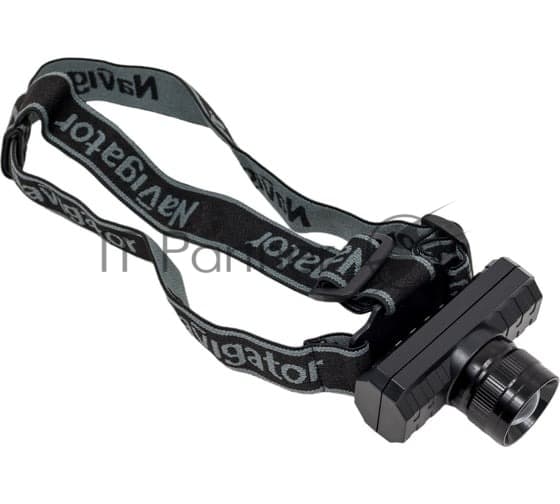 Фонарь налобный Navigator NPT-H28-ACCU 1Cree XPE 3Вт li-ion 1.2А.ч 3реж. фокус