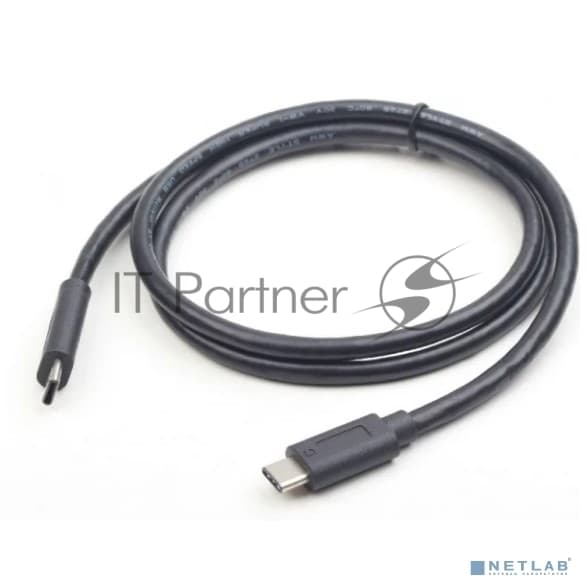 Кабель для зарядки ExeGate EX-CCP-USB3.1-CMCM2-1.0 (USB Type-Cm/Cm, Gen.2, 10Gbit/s, 5A, 100W, 1м)