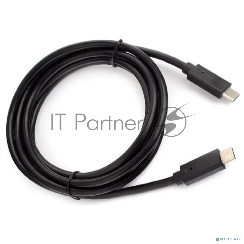Кабель для зарядки ExeGate EX-CCP-USBC-CMCM-1M (USB Type-Cm/Cm, 3A, 60W, 1м)