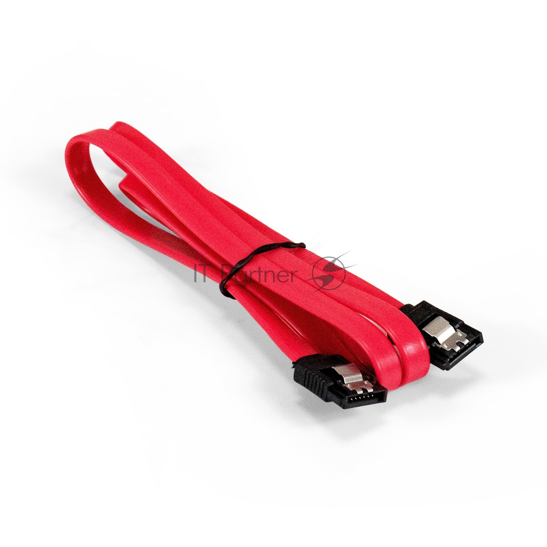 Кабель SATA ExeGate EX-CC-SATADATA-0.8L (7pin/7pin, металлические защелки, 0,8м)