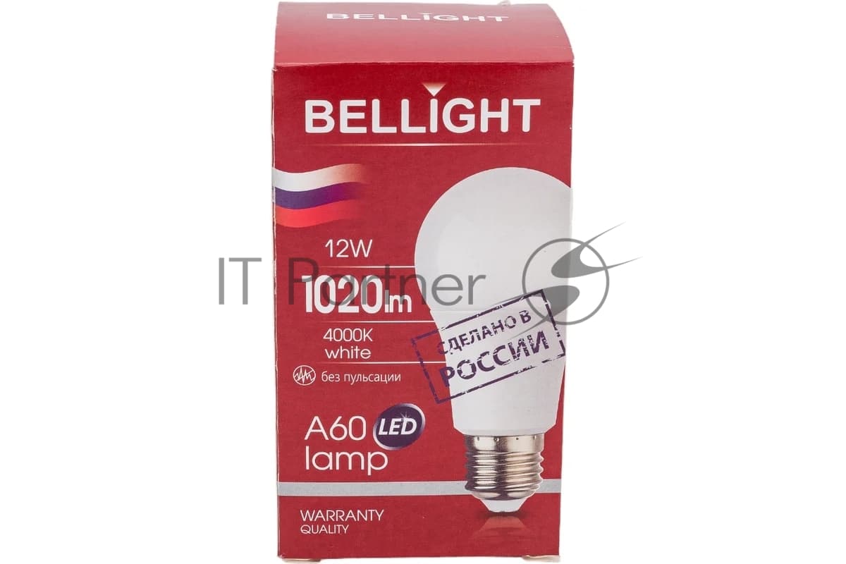 Лампа светодиодная Bellight LED 12 Вт Е27 220 4000 К 1020 Лм