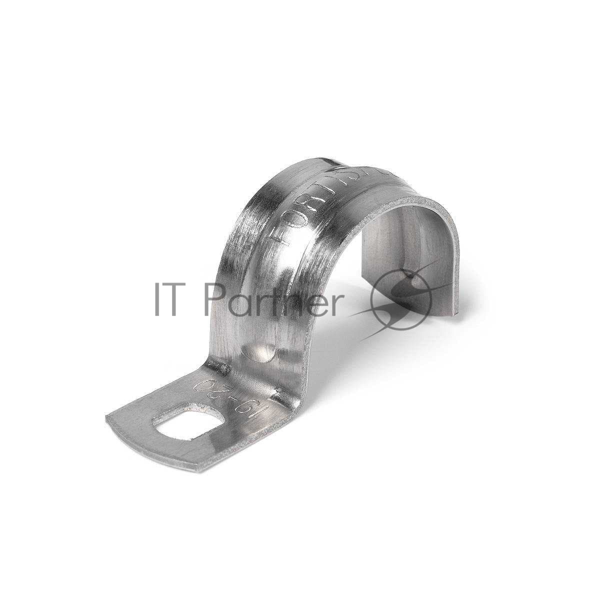 Скоба крепежная однолапковая Fortisflex СМО d38-40мм метал. оцинк. (уп.50шт)