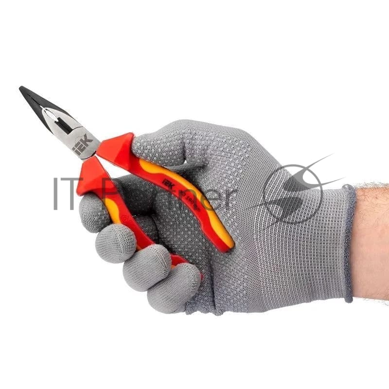 Тонкогубцы IEK K3 ARMA2L 3 изогнутые, диэлектрические, 160 мм