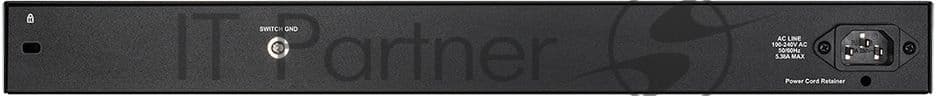 Коммутатор D-Link DGS-1210-28MP/F4A 24x1Гбит/с 4xКомбо(1000BASE-T/SFP) 24PoE+ 370W настраиваемый